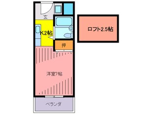 プレアール天神の物件間取画像